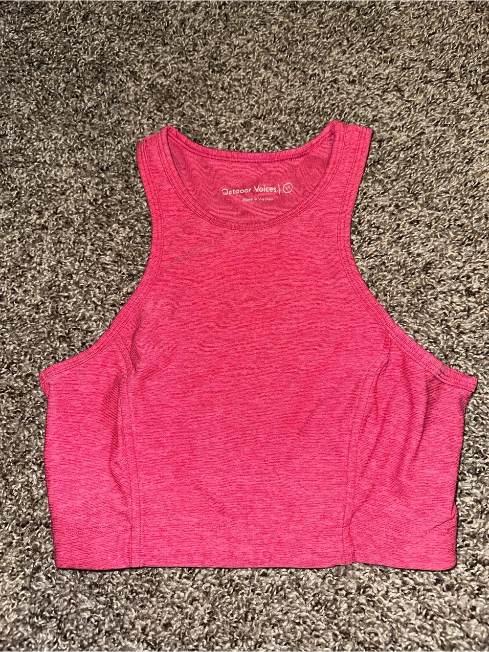 Outdoor Voices Athena Women's Pink Cropped Top